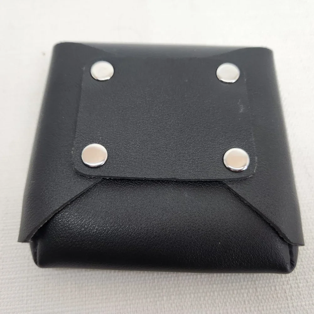 Pin Buckle Belt Small Bag Design Thin Black PU Leather Belts For Jeans